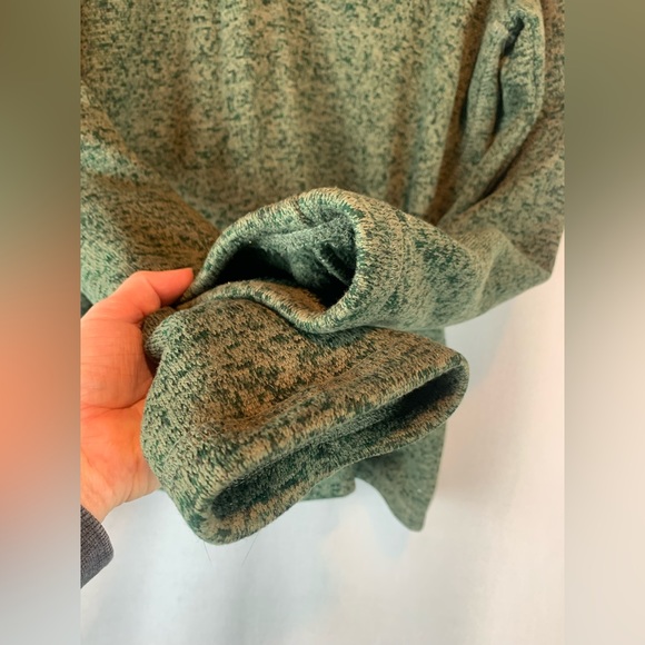 Eddie Bauer olive green pullover large Convector 1/2-Zip - Picture 5 of 8